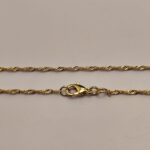 Corrente Singapura Banhada a Ouro